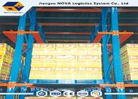 Customized Warehouse Storage Drive In Pallet Racking Q235B Steel Material