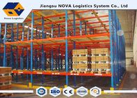 Q235B Pre Galvanized Gravity Pallet Racking System For Logistic Warehouse