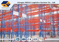 Heavy Duty Metal Storage Shelves Warehouse , Cold Rolled Steel Plate Narrow Aisle Pallet Racking
