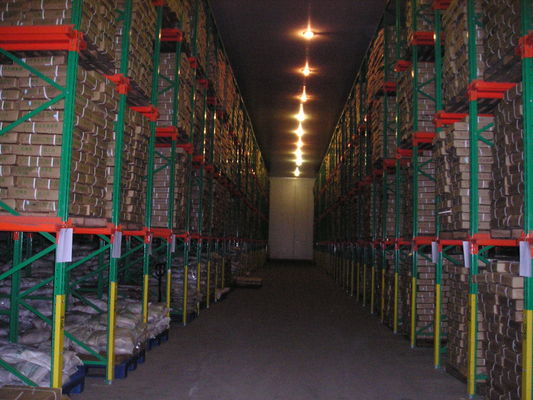 Structural 5 Levels 2000t Q235B Drive In Pallet Racking