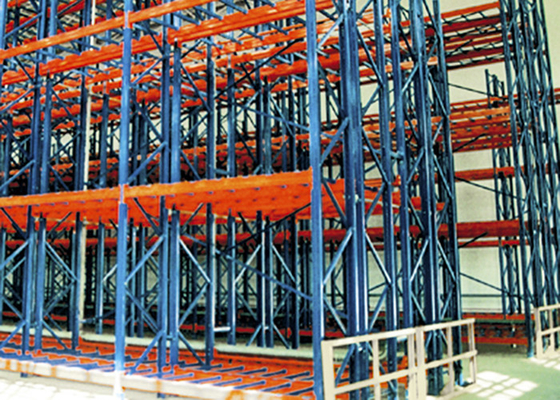 1000kg/layer Double Deep Cross Beam Selective Pallet Rack Uprights
