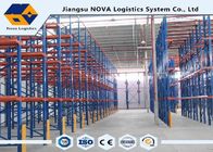 Heavy Duty Powder Coating Drive In Pallet Racking System For Logistics Centers