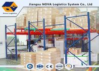 Factory Epoxy Coated Push Back Pallet Racking Heavy Duty First In CE Guarantee