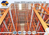 4500kgs Max Narrow Storage Rack High Density Storage , Selective Pallet Racking System