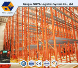 Color Customized VNA Heavy Duty Pallet Racking For Providing High Density Storage