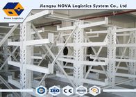 Durable Double Sided Cantilever Steel Rack Plastic Powder Coating For Warehouse