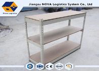 Cold Rolled Steel Commercial Shelving , Boltless Steel Shelving With High Density Board