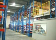 Multi Level Metal Storage Shelves / Medium Duty Mezzanine Pallet Racking