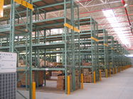 Green Heavy Duty Pallet Racking System , Industrial Steel Storage Racks