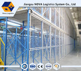 NOVA Brand High Space Utilization Multi Tier Mezzanine Rack / Adjustable Metal Shelving