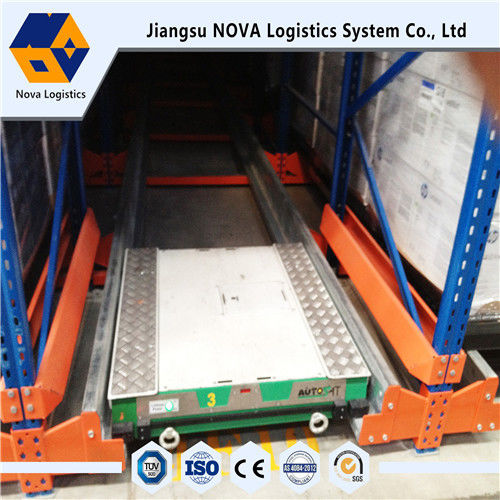 Orange Racking Parts Orange Channel Type Shuttle Pallet Racking Q235B Steel With Pre ...