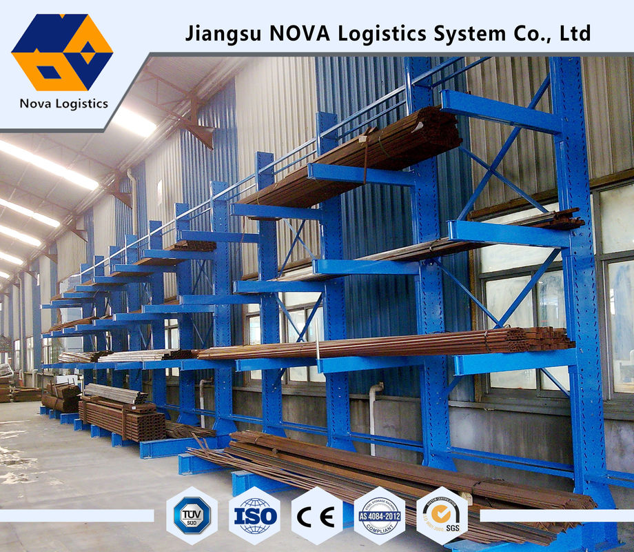 Storage Space Cantilever Storage Racks H Type / Cold Rolled Steel