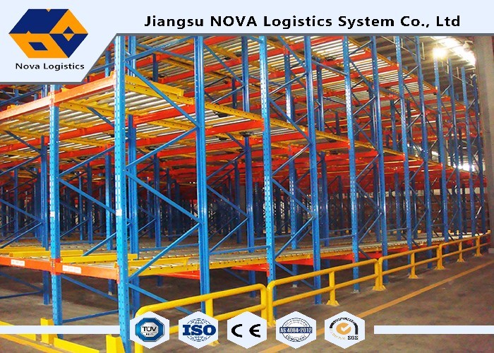 Orange / Red Cost Effective Gravity Flow System For Production Assembly Line