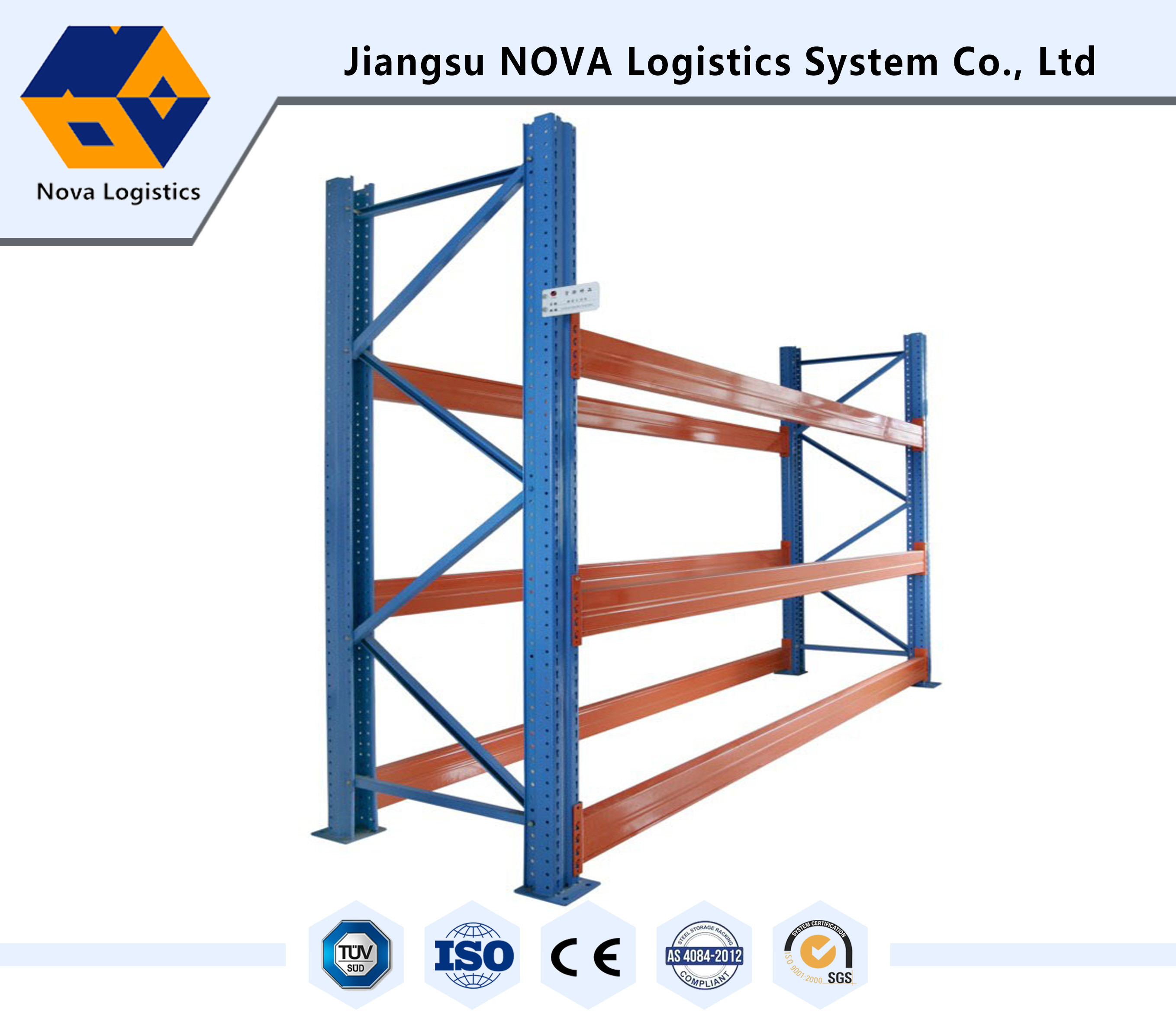 Adjustable Commercial Heavy Duty Shelving Double Deep For Warehouse Solution