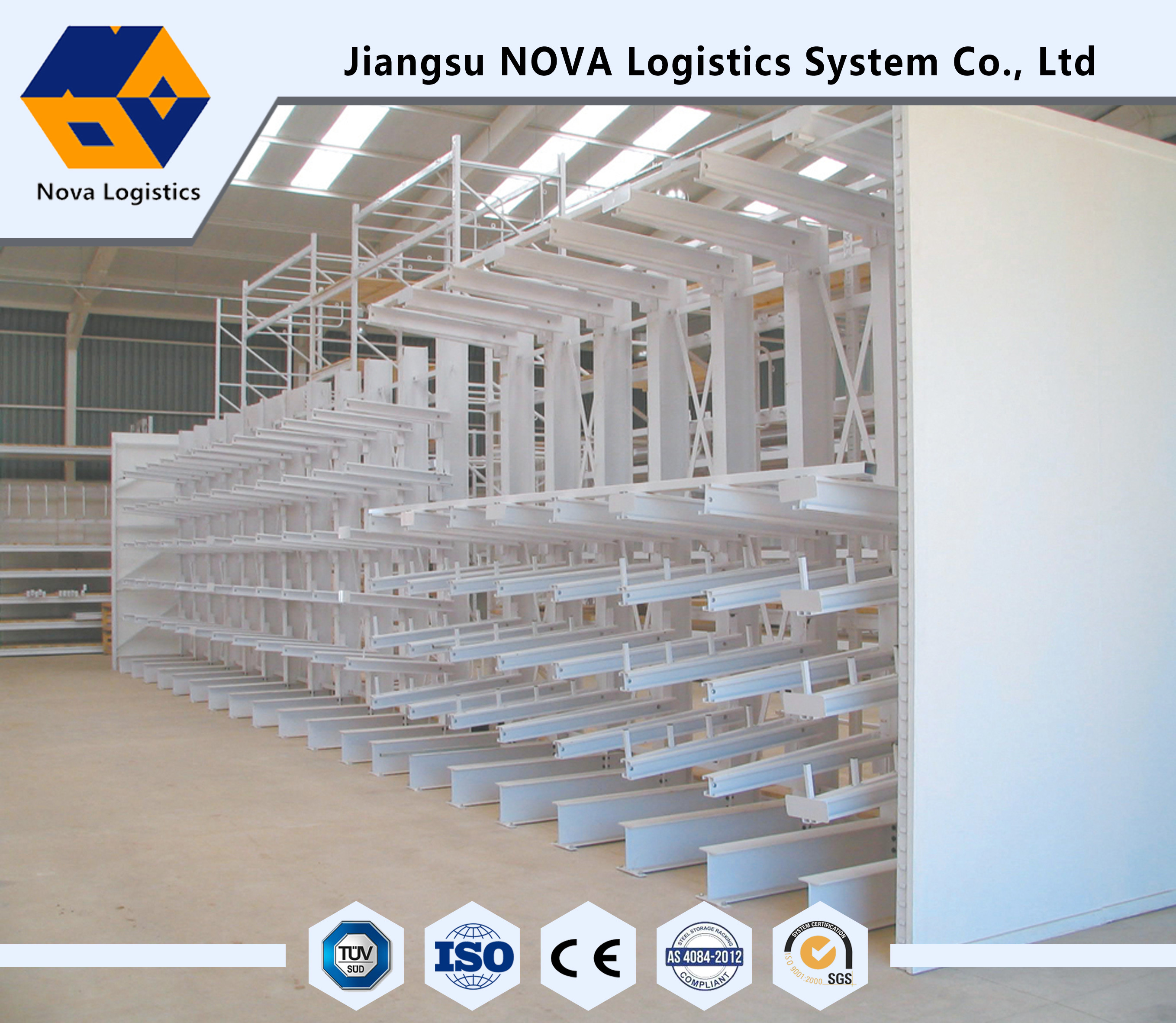 Long Shaped Loads Storage Cantilever Storage Racks Warehouse cantilever racks for steel