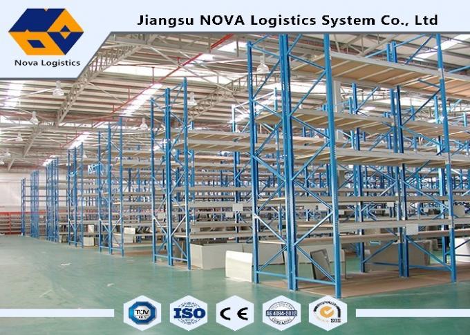 Cold Rolled Steel Adjustable Pallet Racking , Heavy Duty Rack Shelf ...